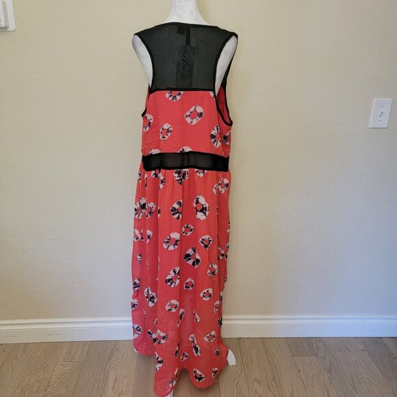 Apollo Red/Black/White Maxi Dress, NWT, Size 3X, $35 - Picture 2 of 4
